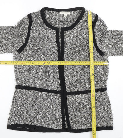 Womens UK Size S Monsoon Grey Cardigan Jumper