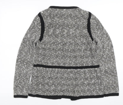 Womens UK Size S Monsoon Grey Cardigan Jumper