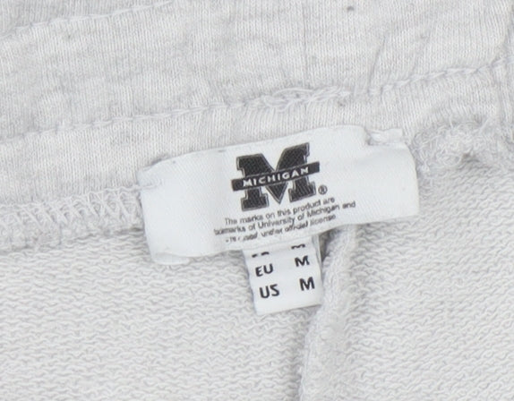 Womens UK Size M Michigan Grey Pullover Sweatshirt