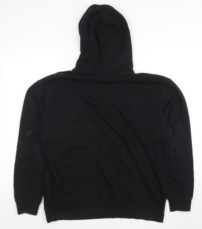 Mens UK Size M H&M Black Pullover Hoodie