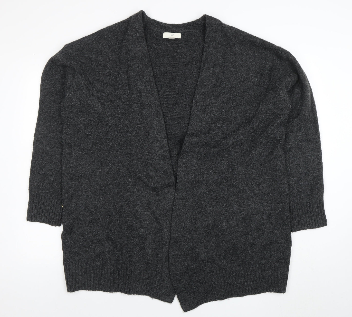 Womens UK Size 12 H&M Grey Cardigan Jumper
