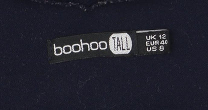 Womens UK Size 12 Boohoo One-Piece Blue Bodysuit