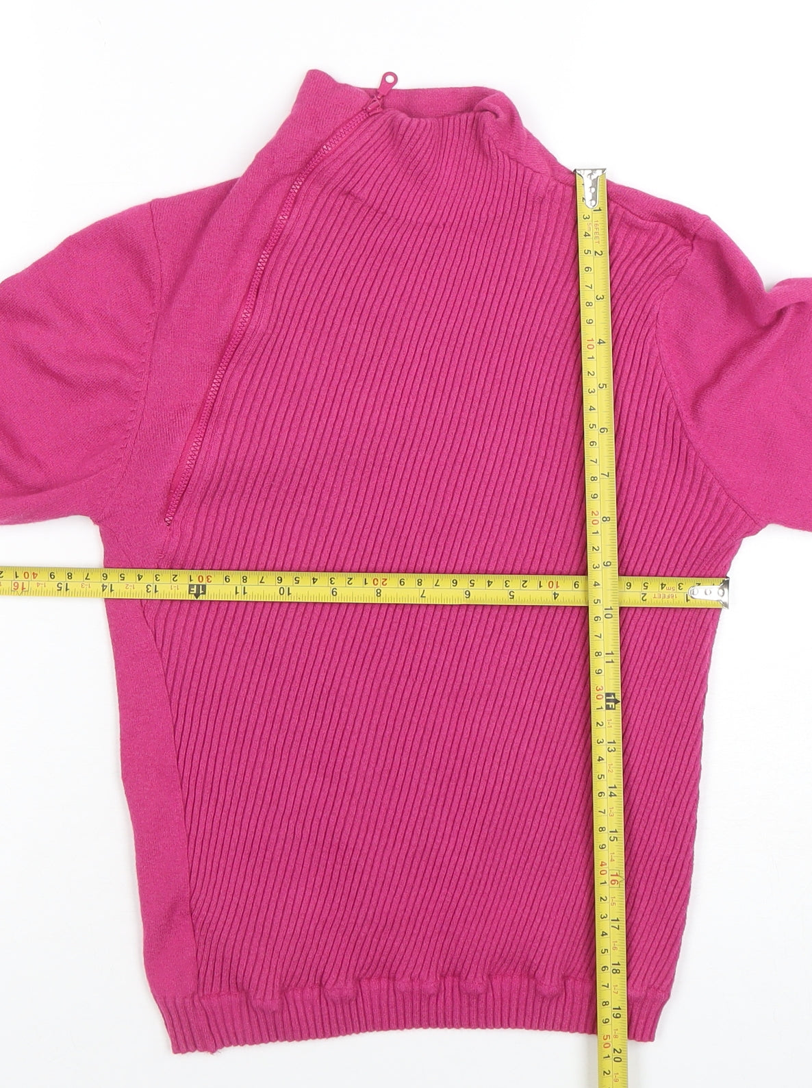 Womens UK Size M Forenza Pink Basic T-Shirt