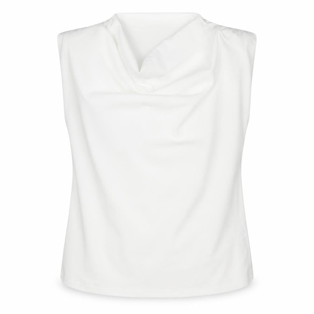 Womens UK Size 16 Boohoo White Basic Tank
