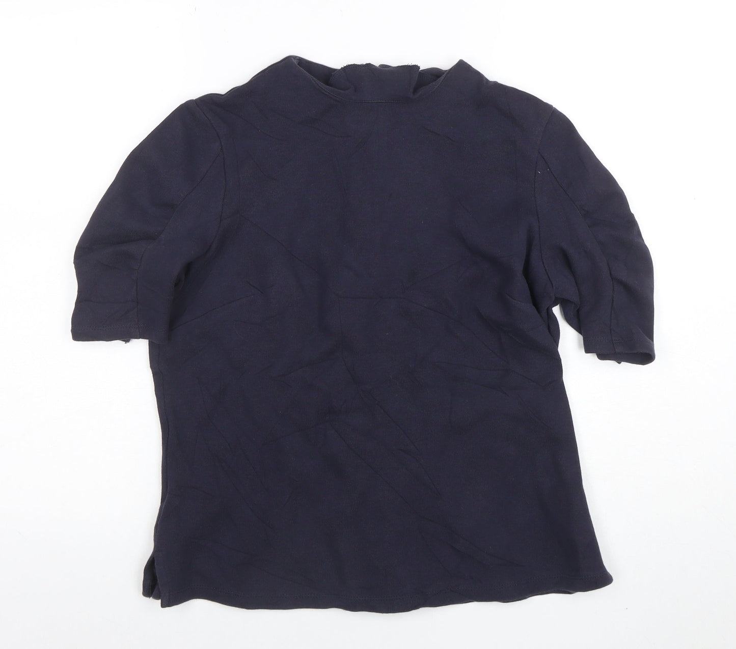 Womens UK Size 14 Marks and Spencer Blue Basic Blouse