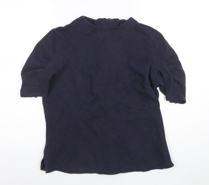 Womens UK Size 14 Marks and Spencer Blue Basic Blouse