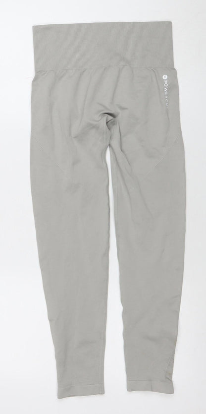 Womens UK Size XL Powercut Slim Fit Leggings Grey Leggings
