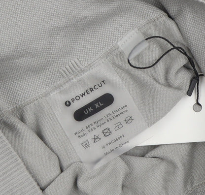 Womens UK Size XL Powercut Slim Fit Leggings Grey Leggings