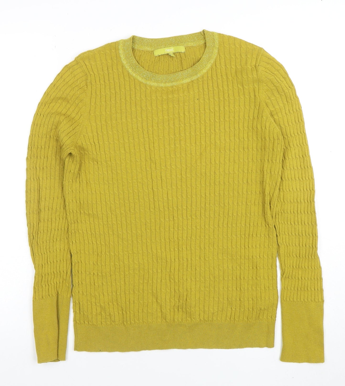 Womens UK Size 12 NEXT Green Pullover Jumper