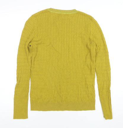 Womens UK Size 12 NEXT Green Pullover Jumper