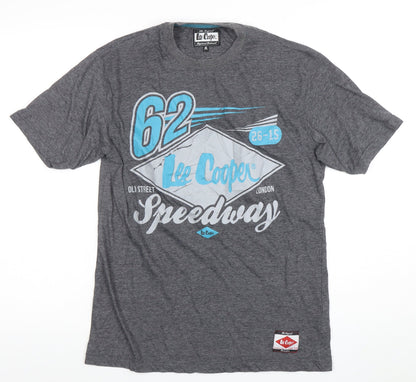 Mens UK Size M Lee Cooper Grey  T-Shirt