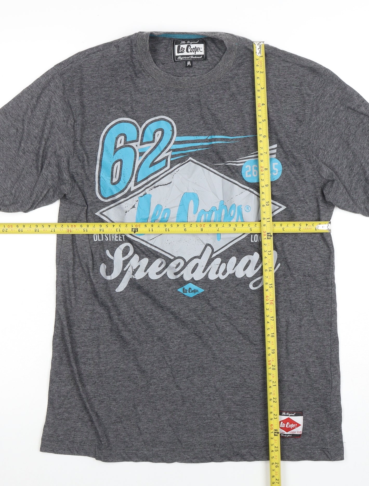 Mens UK Size M Lee Cooper Grey  T-Shirt