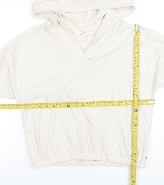 Womens UK Size 12 Tom Tailor Denim Beige Pullover Hoodie