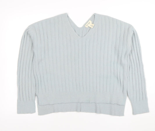 Womens UK Size L Jessica Simpson Blue Pullover Jumper