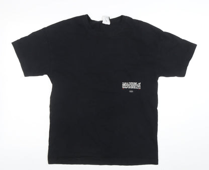 Mens UK Size S Zara Black  T-Shirt