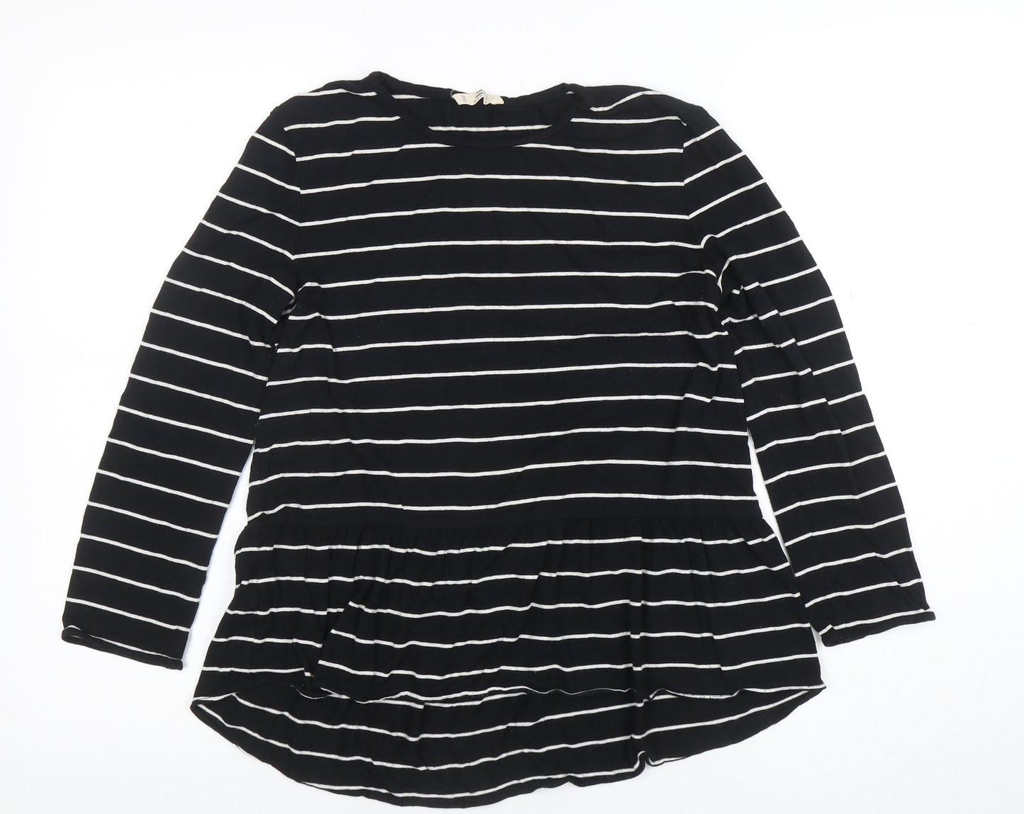 Womens UK Size M MNG Black Tunic Blouse