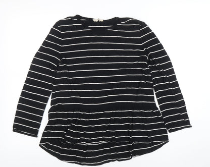 Womens UK Size M MNG Black Tunic Blouse