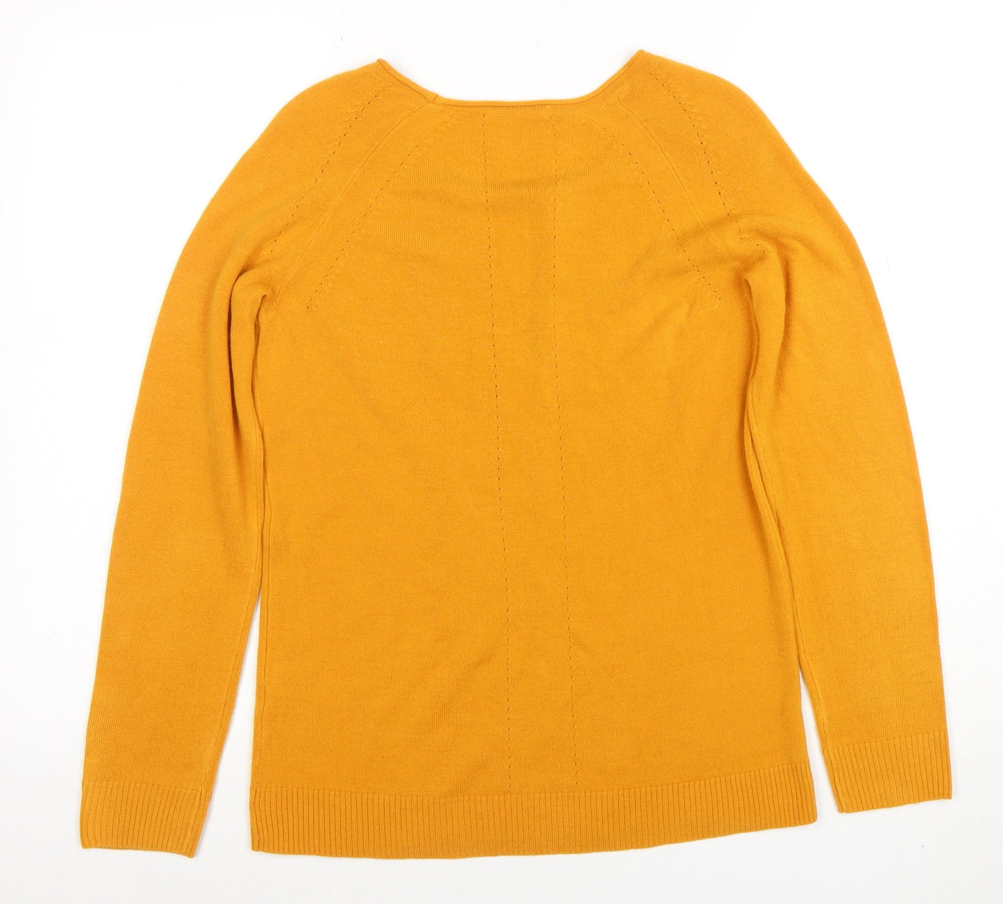Womens UK Size 10 TU Yellow Pullover Jumper