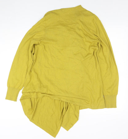 Womens UK Size 10 NEXT Yellow Cardigan Jumper