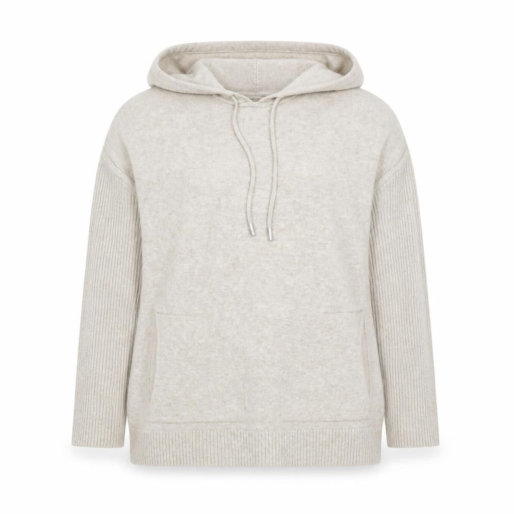 Womens UK Size M Cyrus Beige Pullover Hoodie