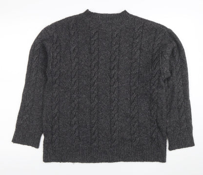 Womens UK Size XS COLLUSION Grey Pullover Jumper