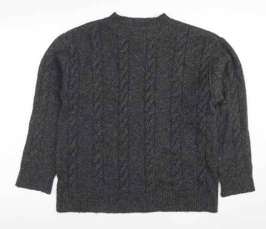 Womens UK Size XS COLLUSION Grey Pullover Jumper