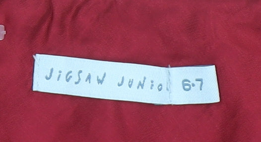Girls UK Size 6-7 Years Jigsaw Junior Flare Velvet Skirt