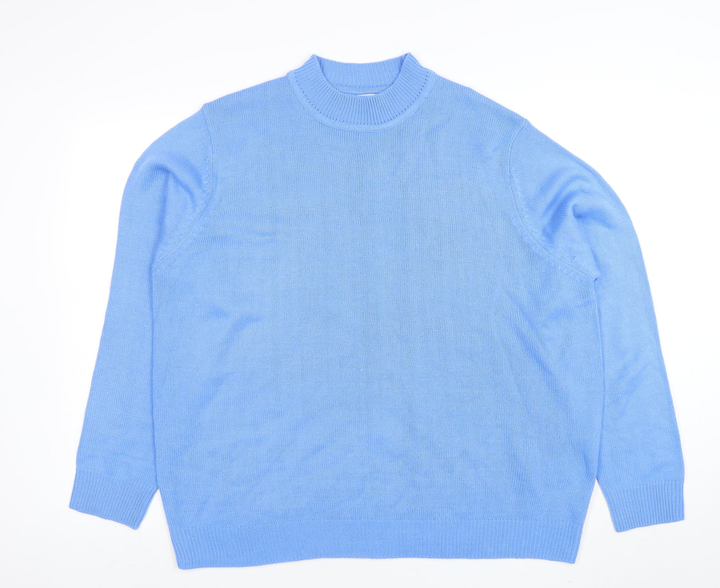 Womens UK Size 2XL Damart Blue Pullover Jumper