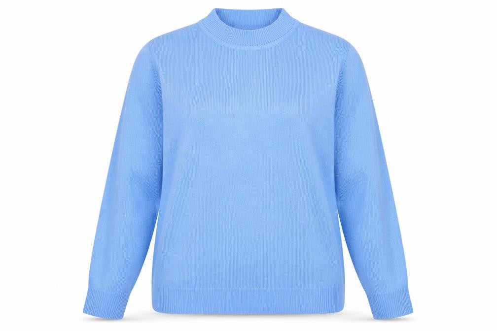 Womens UK Size 2XL Damart Blue Pullover Jumper
