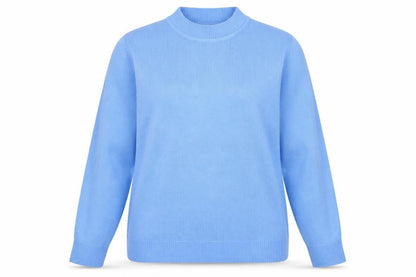 Womens UK Size 2XL Damart Blue Pullover Jumper