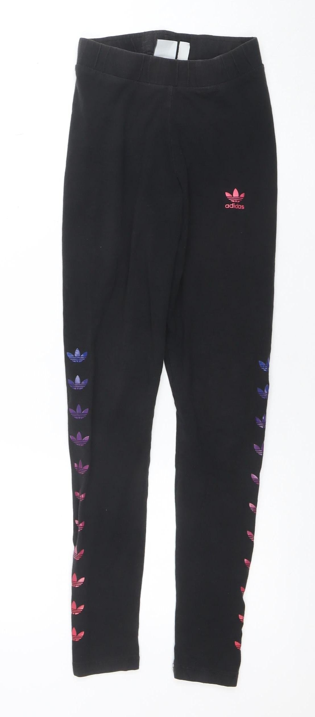 Womens UK Size XS adidas Slim Fit Leggings Black Leggings