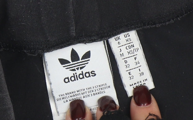Womens UK Size XS adidas Slim Fit Leggings Black Leggings