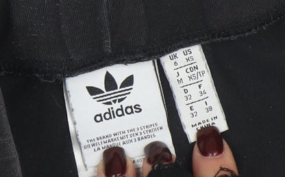 Womens UK Size XS adidas Slim Fit Leggings Black Leggings
