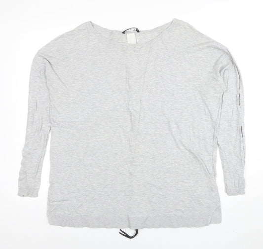 Womens UK Size L Betty Barclay Grey Cardigan Jumper