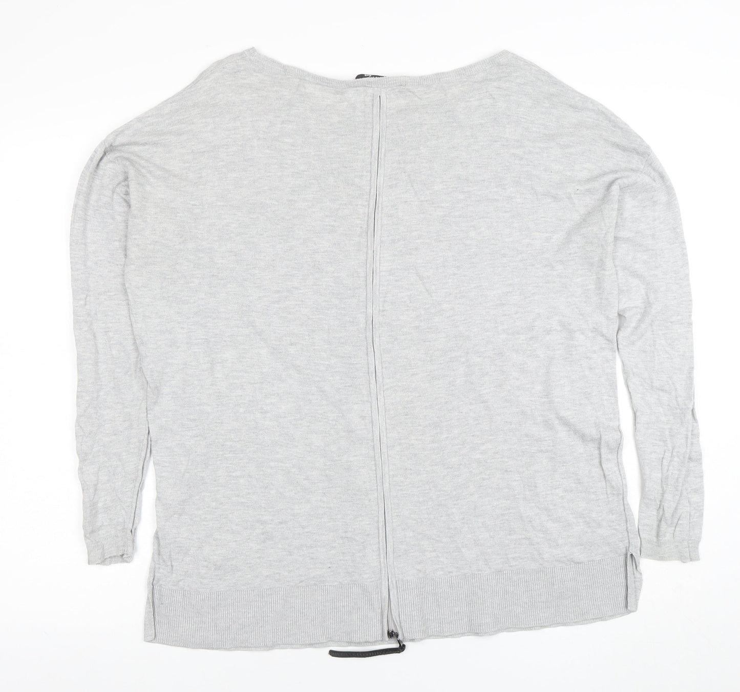 Womens UK Size L Betty Barclay Grey Cardigan Jumper