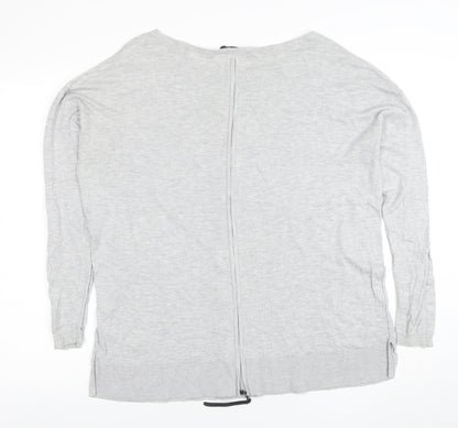 Womens UK Size L Betty Barclay Grey Cardigan Jumper