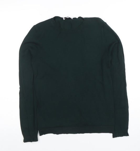 Womens UK Size 10 Warehouse Green Pullover Jumper