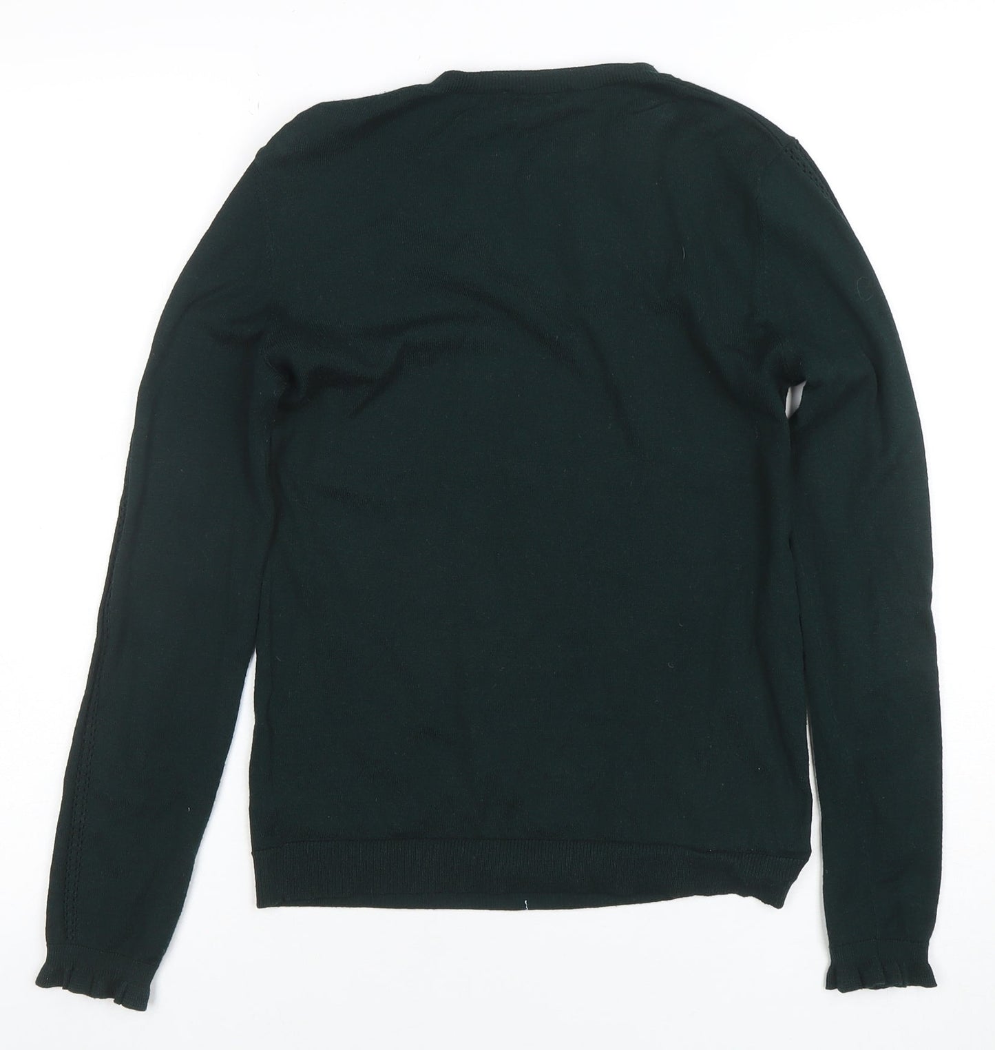 Womens UK Size 10 Warehouse Green Pullover Jumper