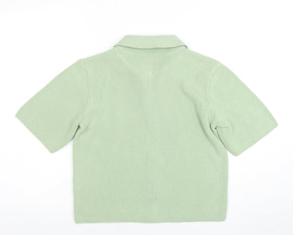 Womens UK Size 6 ASOS Green Cardigan Jumper
