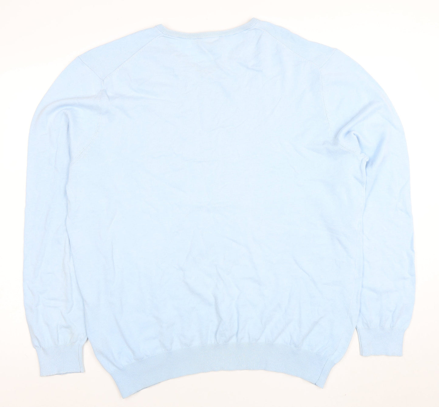 Mens UK Size 2XL Crew Clothing Company Blue Pullover Jumper