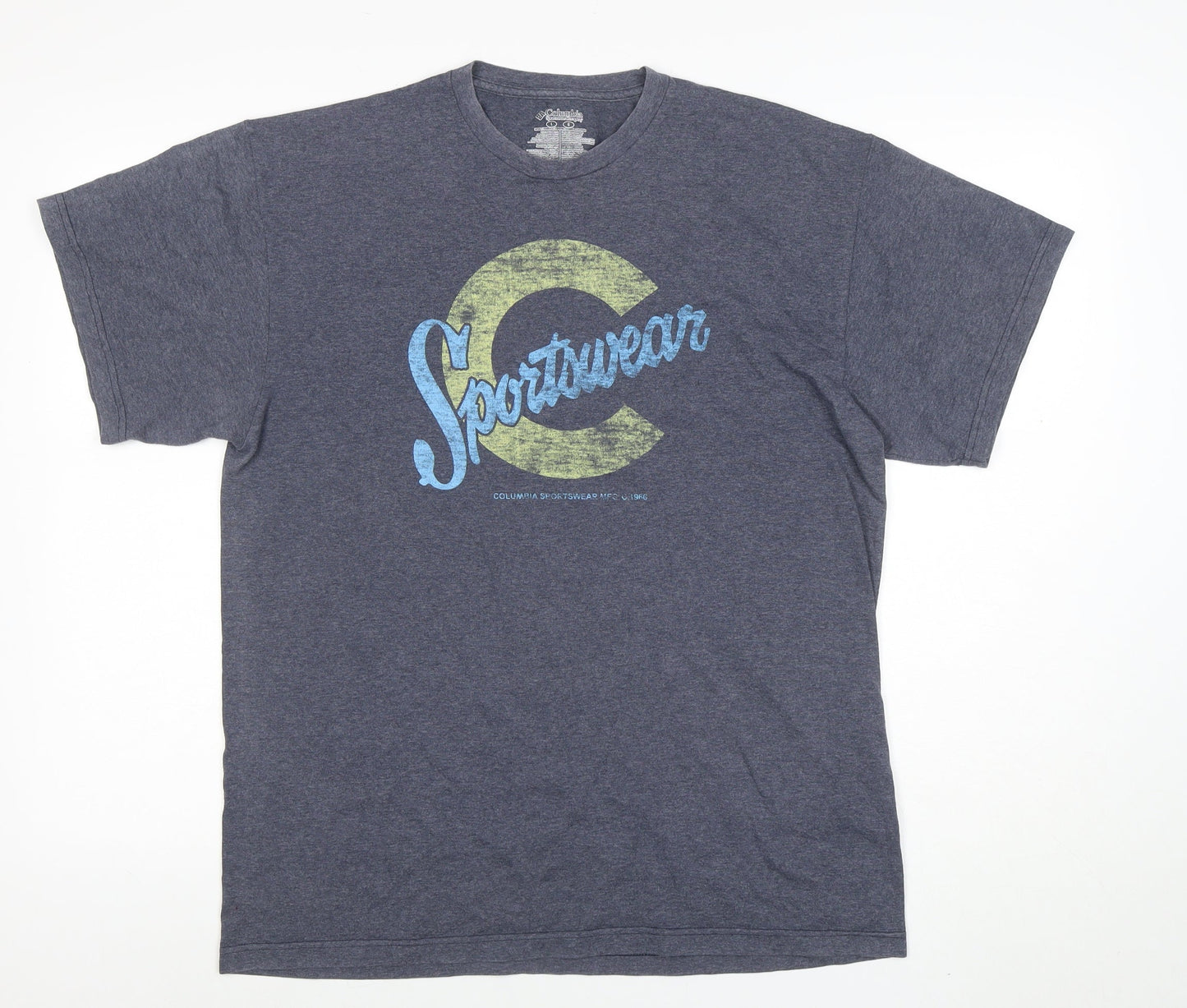Mens UK Size L Columbia Grey  T-Shirt