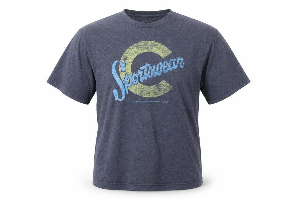 Mens UK Size L Columbia Grey  T-Shirt