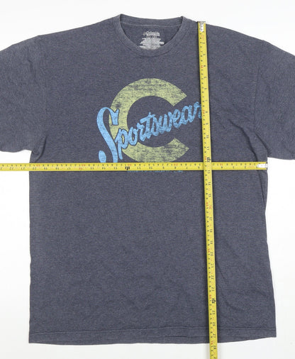 Mens UK Size L Columbia Grey  T-Shirt