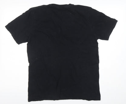 Mens UK Size M Slane Irish Whiskey Black  T-Shirt
