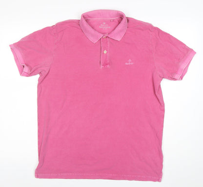 Mens UK Size L GANT 100% Cotton Polo Shirt