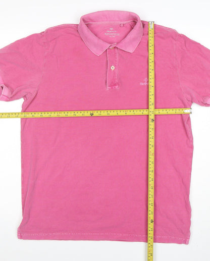 Mens UK Size L GANT 100% Cotton Polo Shirt