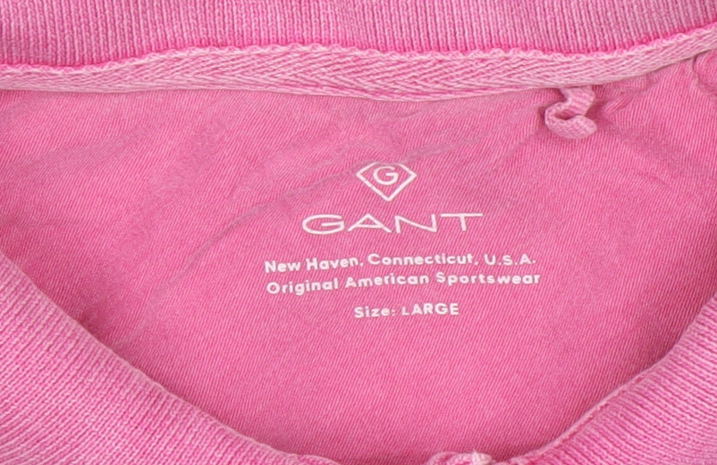 Mens UK Size L GANT 100% Cotton Polo Shirt