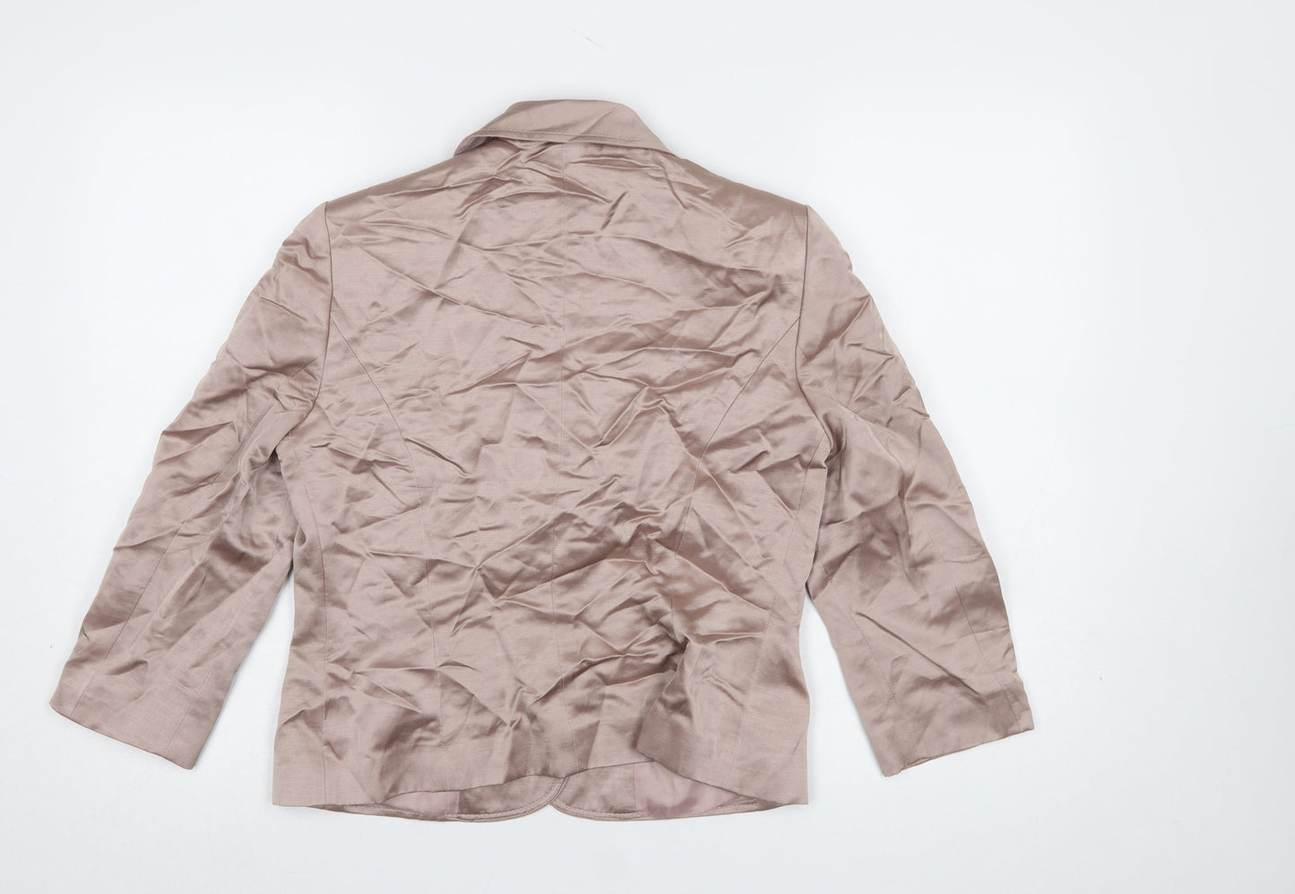 Womens UK Size 12 Minosa Petites Beige Blazer
