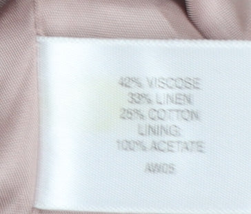 Womens UK Size 12 Minosa Petites Beige Blazer