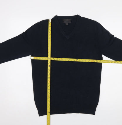Mens UK Size S Marks and Spencer Blue Pullover Jumper